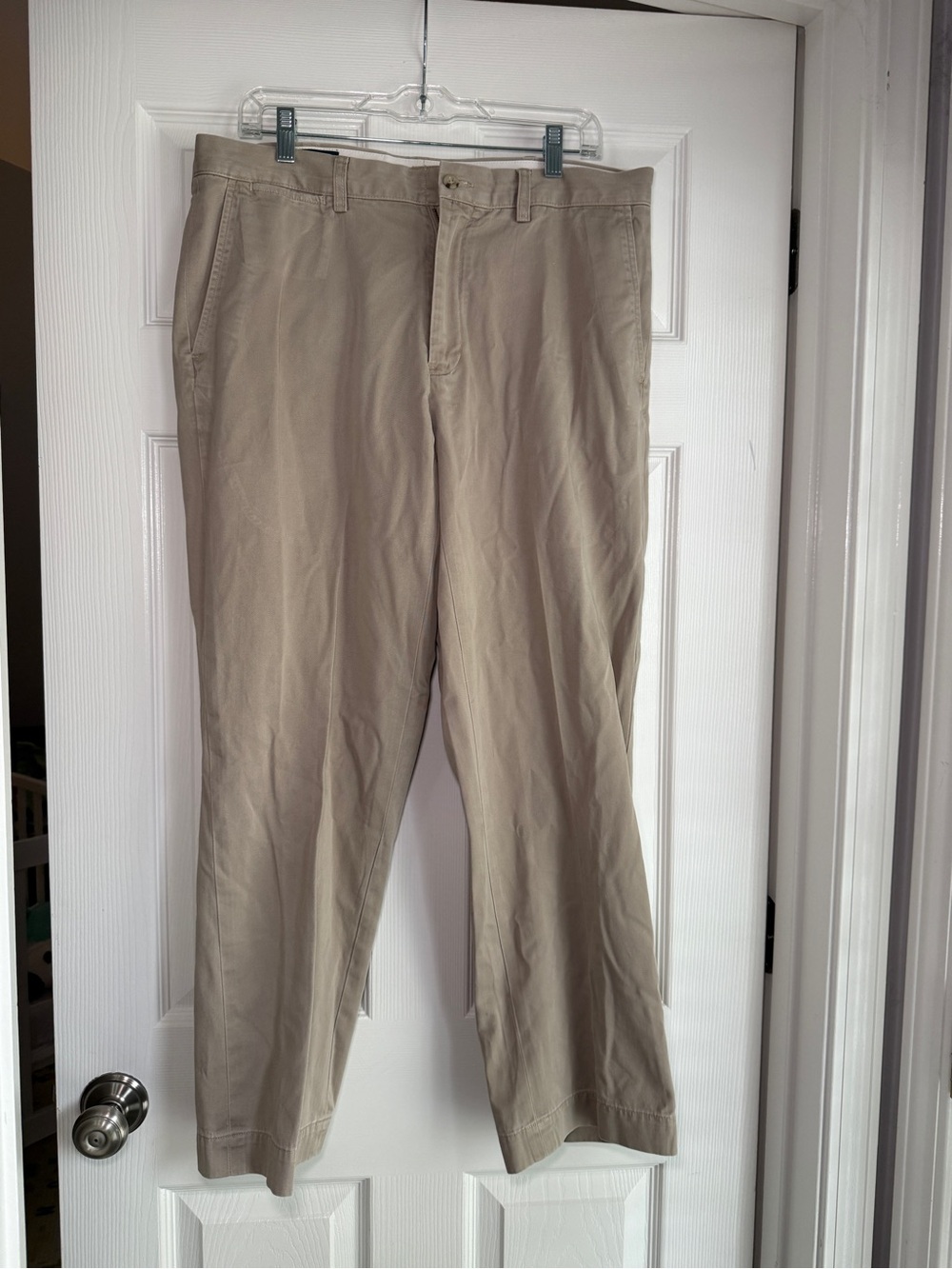 Polo by Ralph Lauren Preston Men's Chino Pants - Beige/Tan Cotton